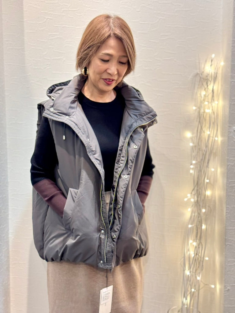 オーバーサイズダウンベスト インスタライブ特別価格でご提供中!