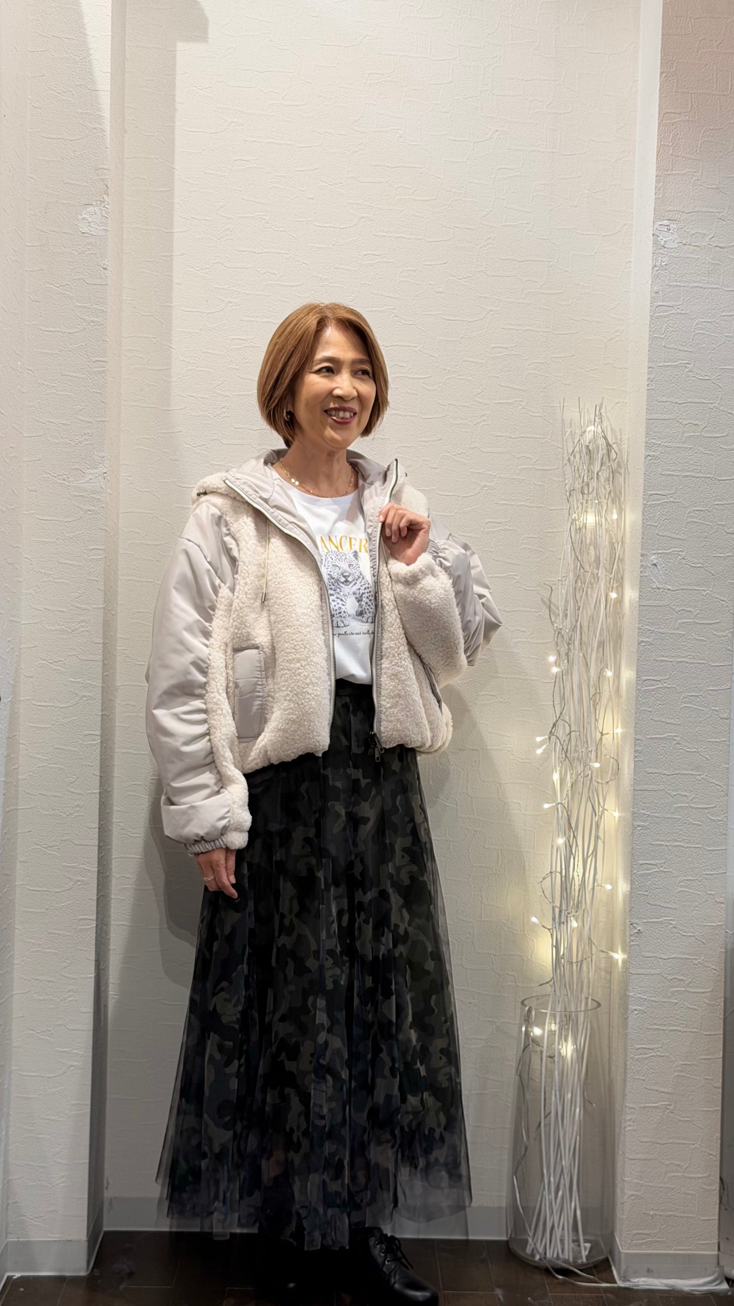 バルーンシルエット パーカーブルゾン