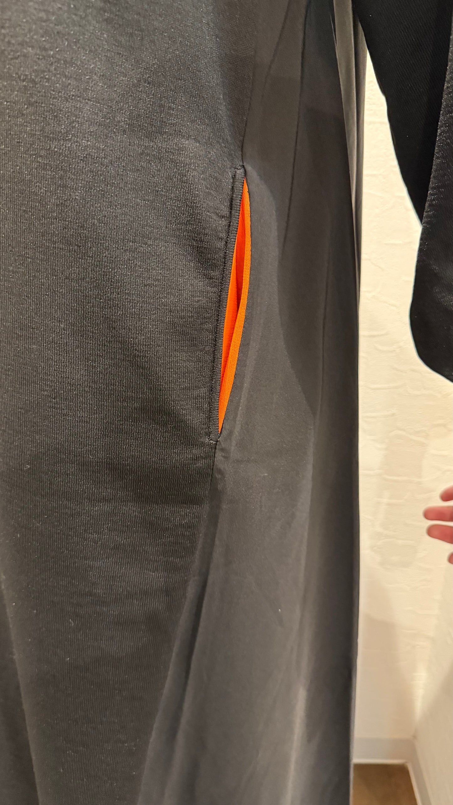 ニット部分使いAラインワンピース