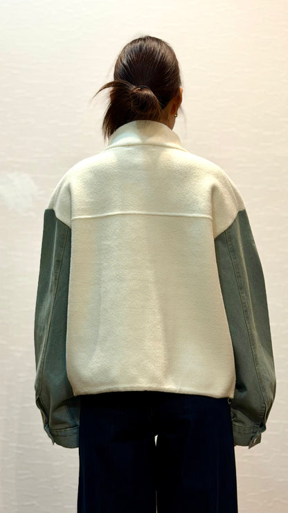 スタンド襟ブルゾン