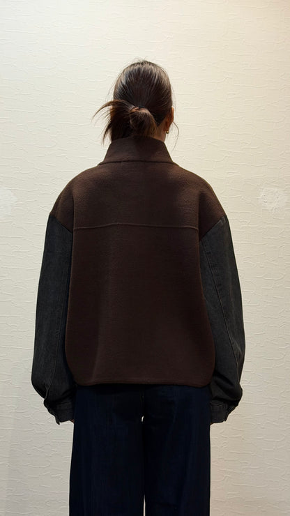 スタンド襟ブルゾン